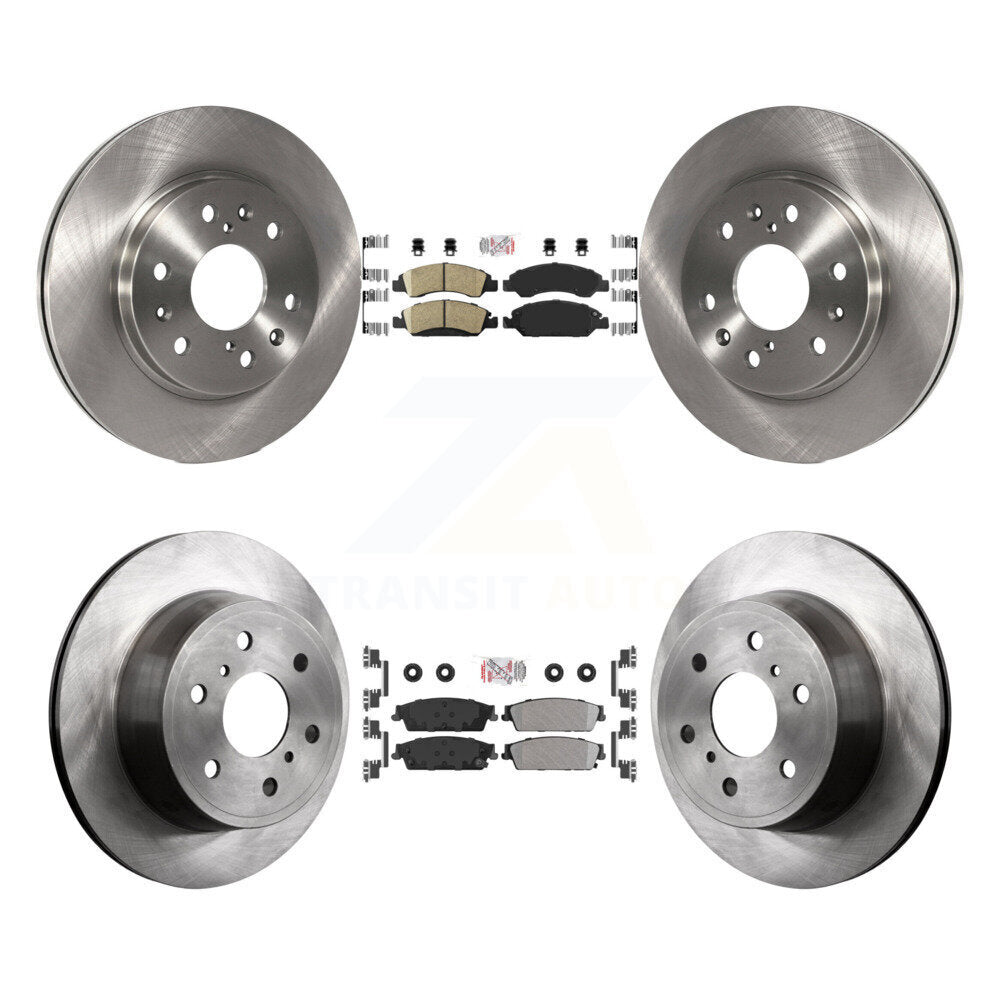 Kit de Rotor de frein à plaquettes semi-métalliques avant et arrière en céramique, pour Chevrolet GMC Sierra X
