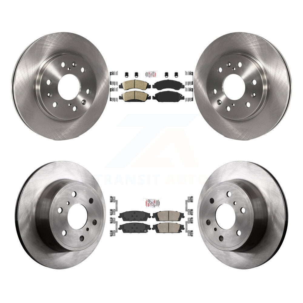 Kit de plaquettes en céramique et Rotor de frein avant et arrière, pour GMC Sierra 1500 Chevrolet Silverad