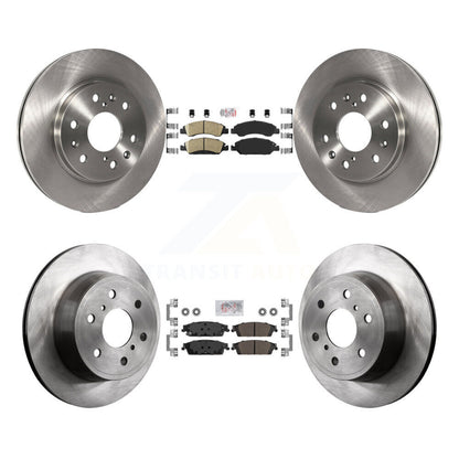 Kit de plaquettes semi-métalliques et de Rotor de frein avant et arrière en céramique, pour GMC Sierra 1500 Taho