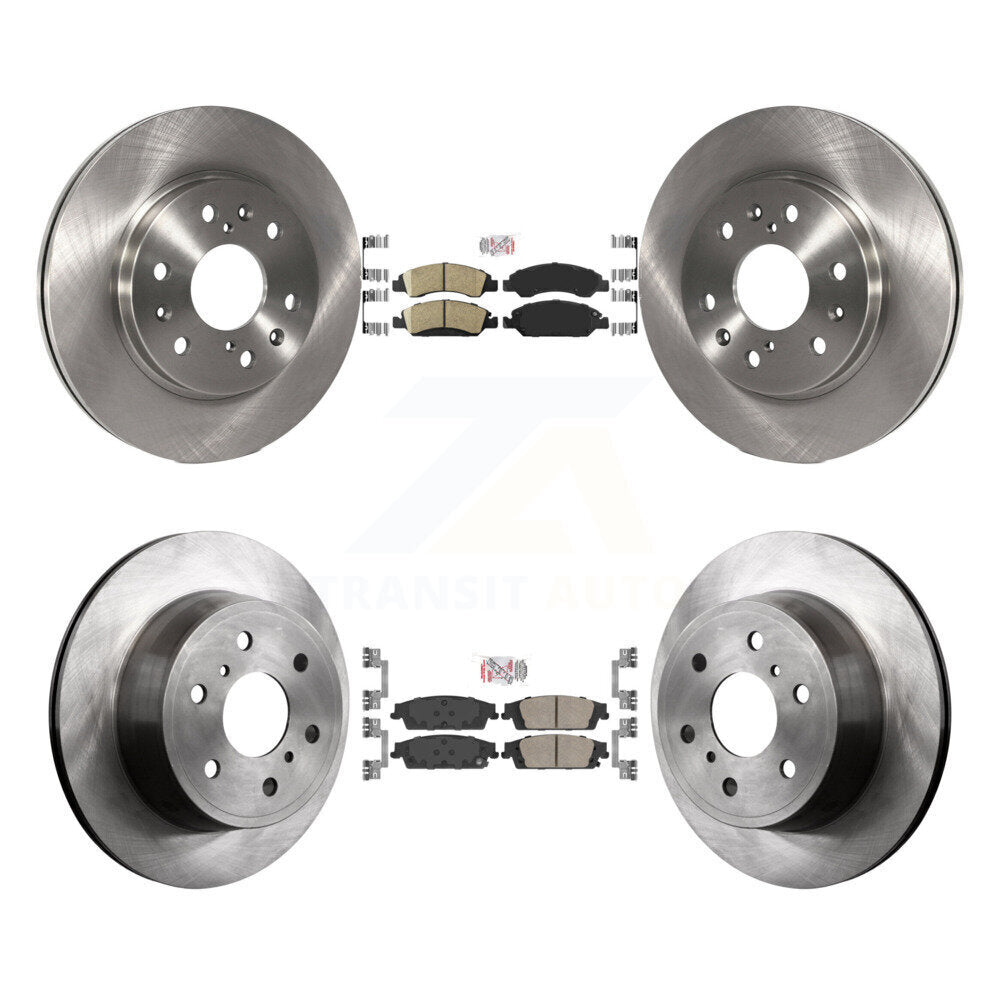 Kit de plaquettes en céramique et Rotor de frein avant et arrière, pour GMC Sierra 1500 Chevrolet Silverad