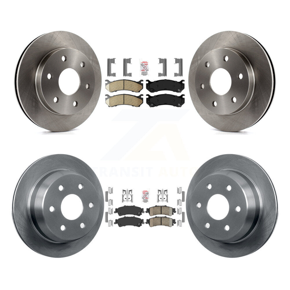 Kit de plaquettes en céramique et Rotor de frein avant et arrière, pour Chevrolet GMC Silverado 1500 Sierr