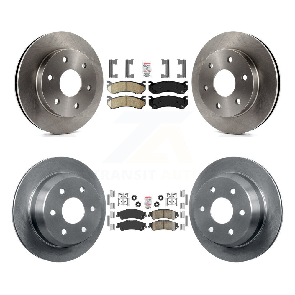 Kit de plaquettes en céramique et Rotor de frein avant et arrière, pour Chevrolet GMC Silverado 1500 Sierr