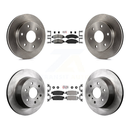 Kit de plaquettes semi-métalliques avant et arrière et disques de frein pour GMC Sierra 1500