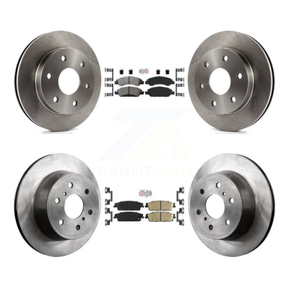 Kit de rotors de frein à disque et plaquettes en céramique semi-métalliques avant et arrière pour GMC Sierra 150