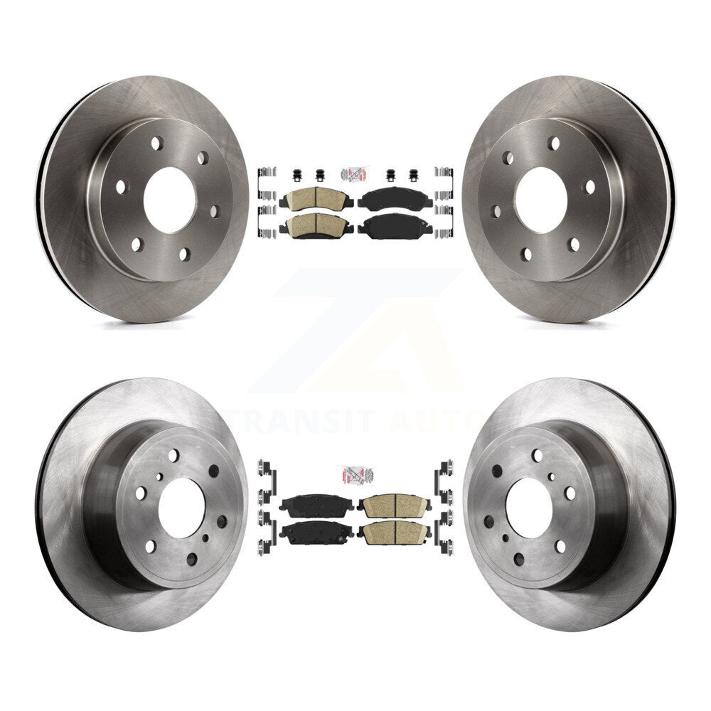 Kit de Rotor de frein à plaquettes en céramique avant et arrière, pour frein arrière à disque GMC Sierra 2007 1500