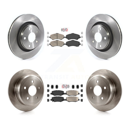 Kit de plaquettes en céramique et de rotors de frein à disque avant et arrière, pour Jeep Wrangler JK