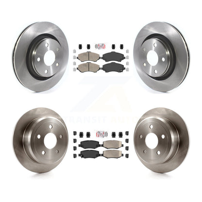 Kit de plaquettes en céramique et de rotors de frein à disque avant et arrière, pour Jeep Wrangler JK