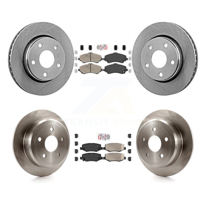Kit de plaquettes en céramique et de rotors de frein à disque avant et arrière, pour Jeep Wrangler JK