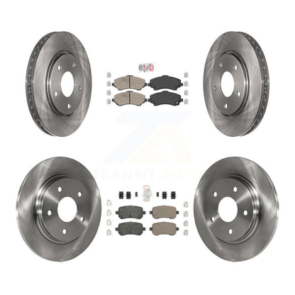Kit de rotors de frein à plaquettes en céramique avant et arrière, pour Dodge Grand Caravan Journey Chrysler