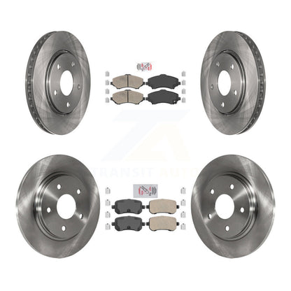 Kit de rotors de frein à plaquettes en céramique avant et arrière, pour Dodge Grand Caravan Journey Chrysler