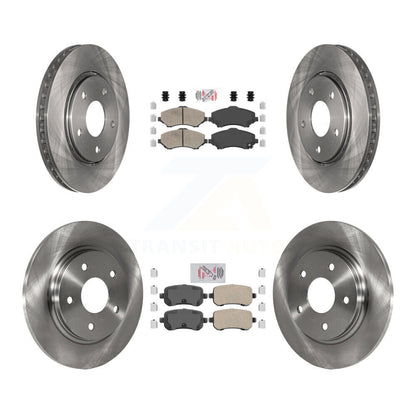 Kit de rotors de frein à plaquettes en céramique avant et arrière, pour Dodge Grand Caravan Journey Chrysler