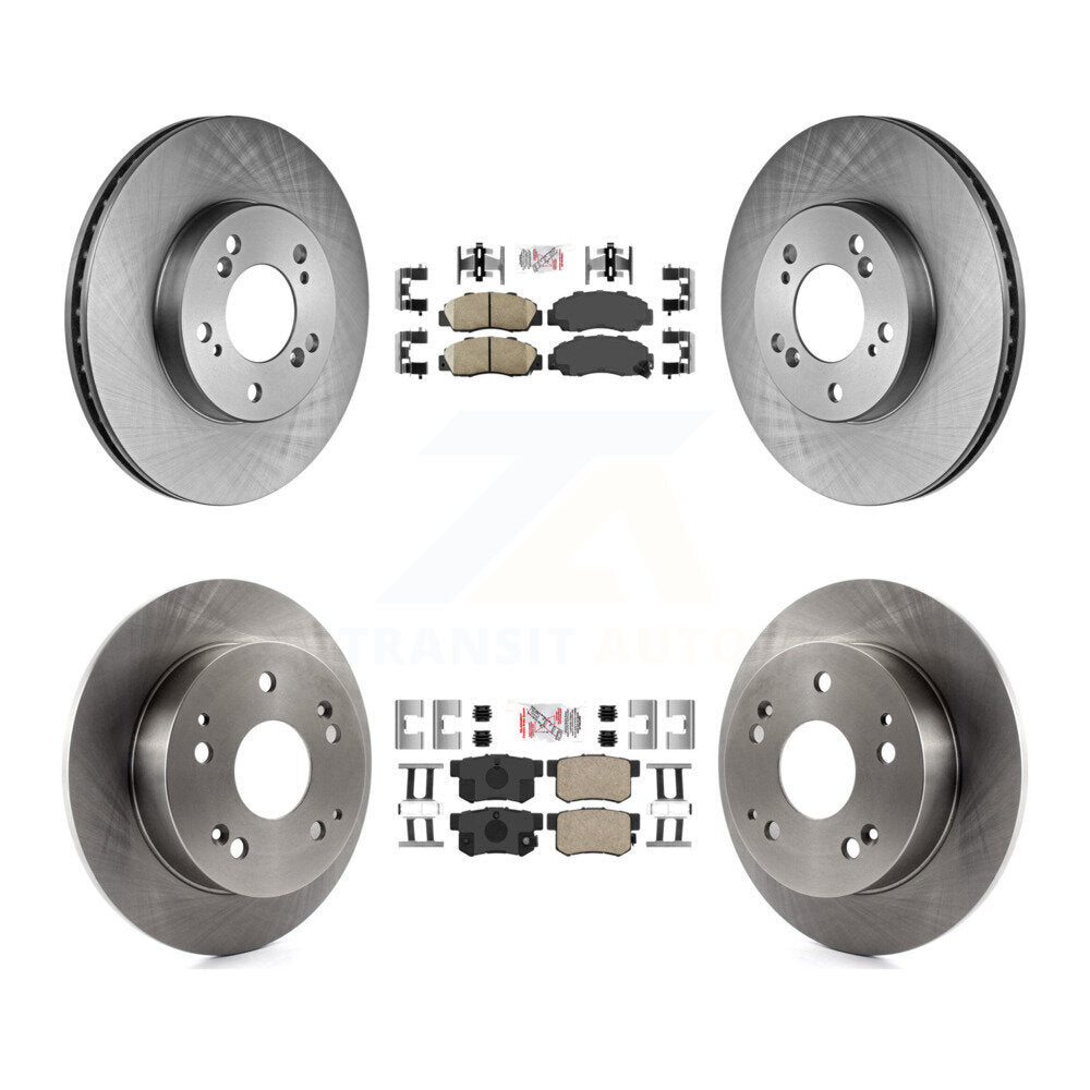 Kit de plaquettes en céramique et de rotor de frein à disque avant et arrière, pour Acura Integra Type 1997 – 2001