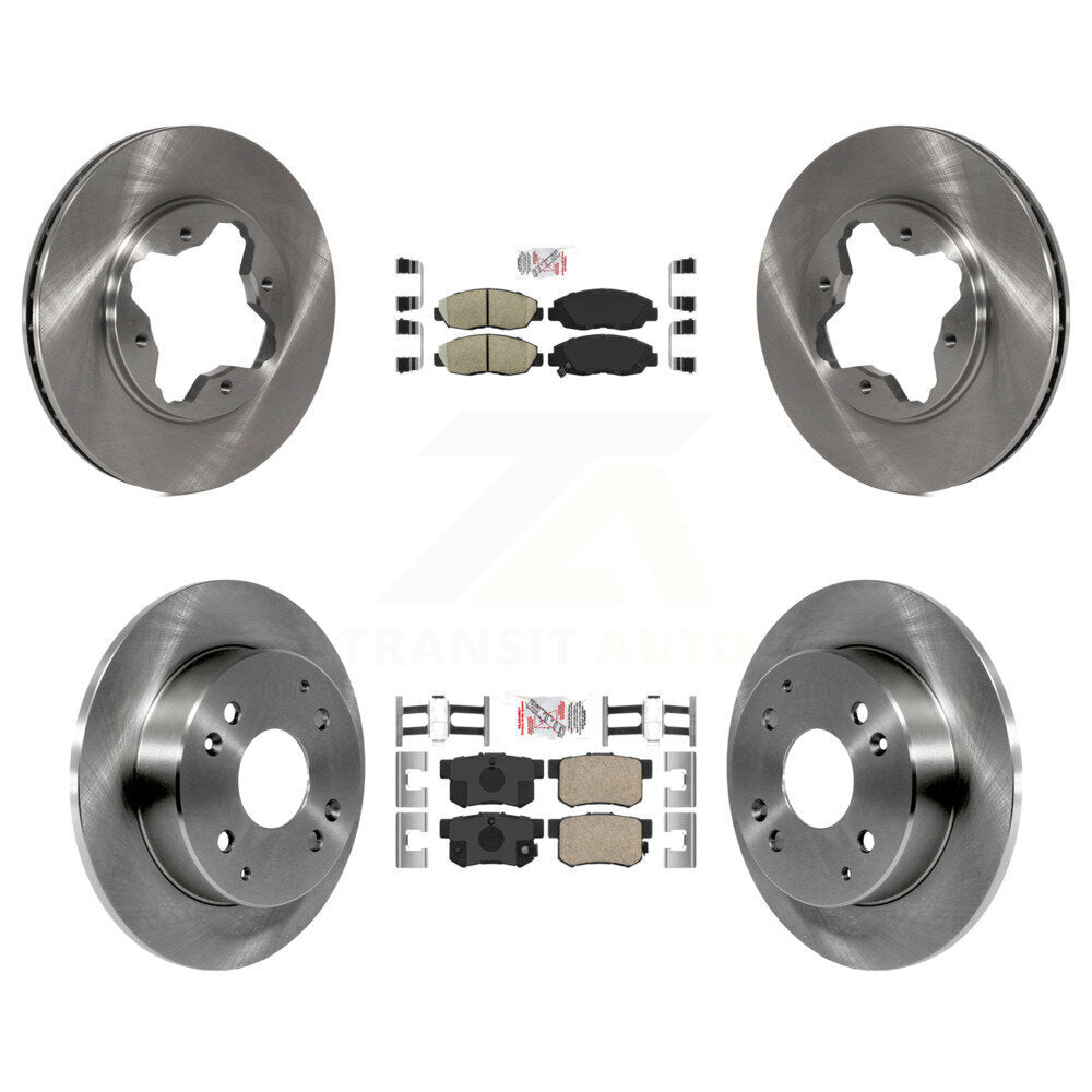 Kit de plaquettes en céramique et de rotors de frein à disque avant et arrière, pour Honda Accord Acura CL