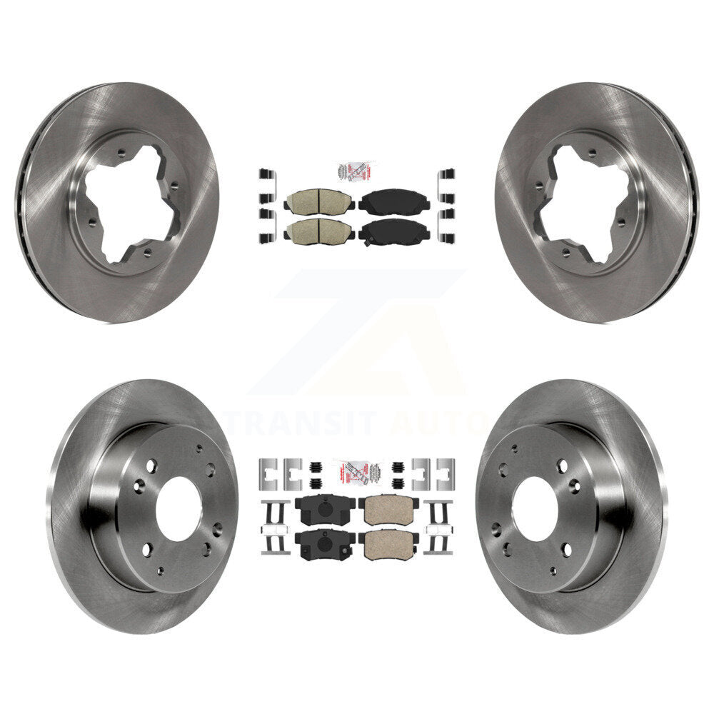 Kit de plaquettes en céramique et de rotors de frein à disque avant et arrière, pour Honda Accord Acura CL