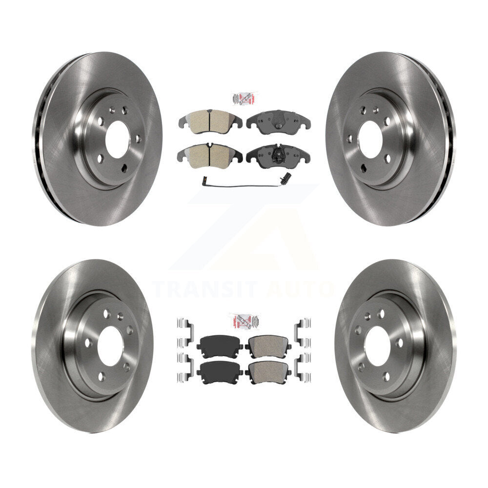 Kit de plaquettes semi-métalliques avant et arrière et disques de frein pour Audi A4 allroa 2013