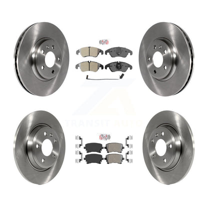Kit de plaquettes semi-métalliques avant et arrière et disques de frein pour Audi A4 allroa 2013
