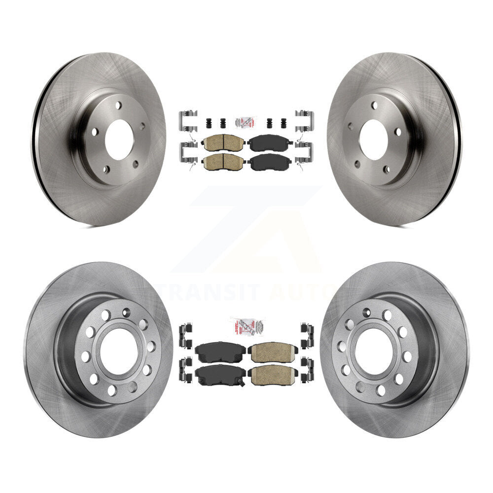 Kit de plaquettes en céramique et de disques de frein avant et arrière, pour Nissan Maxima 2002 – 2003