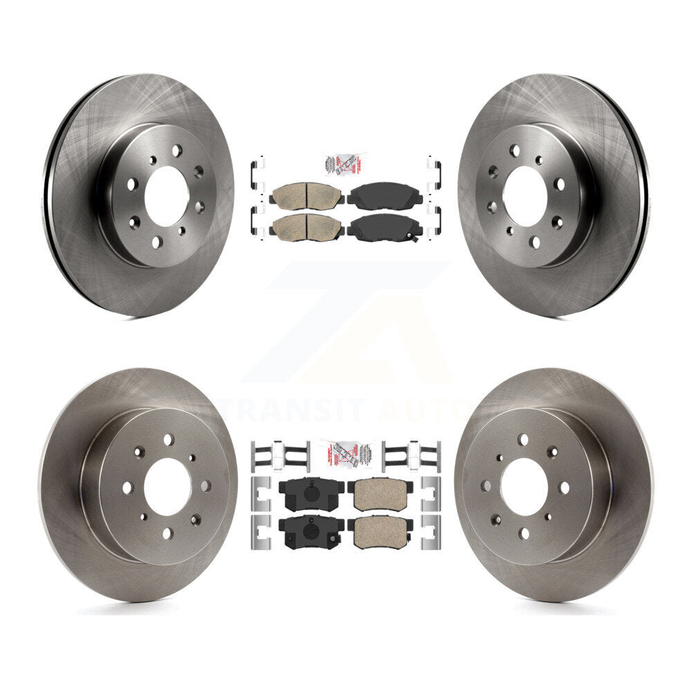 Kit de plaquettes en céramique et de rotors de frein à disque avant et arrière, pour Honda Civic Acura EL