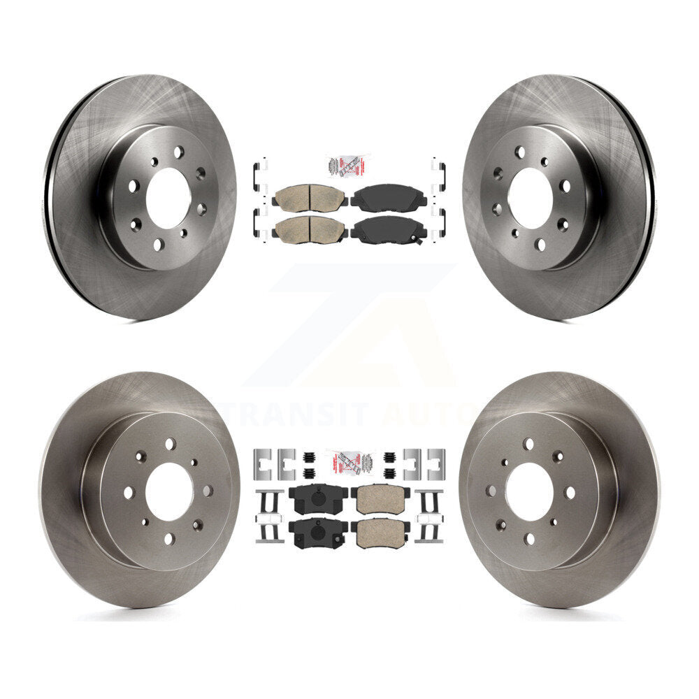 Kit de plaquettes en céramique et de rotors de frein à disque avant et arrière, pour Honda Civic Acura EL