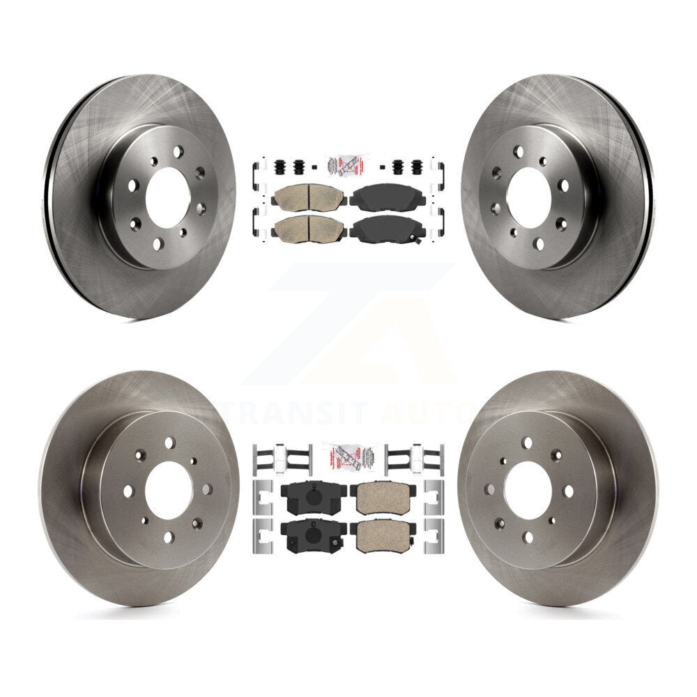 Kit de plaquettes en céramique et de rotors de frein à disque avant et arrière, pour Honda Civic Acura EL