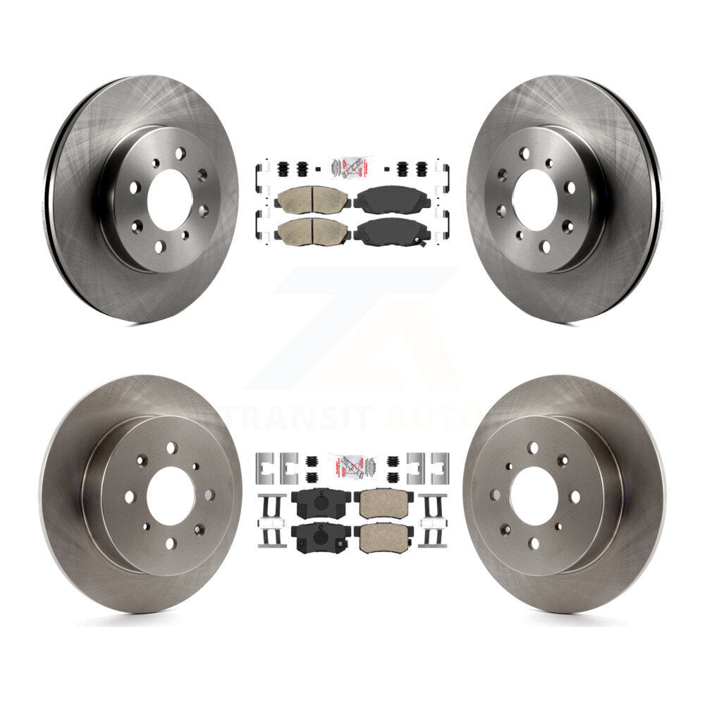 Kit de plaquettes en céramique et de rotors de frein à disque avant et arrière, pour Honda Civic Acura EL