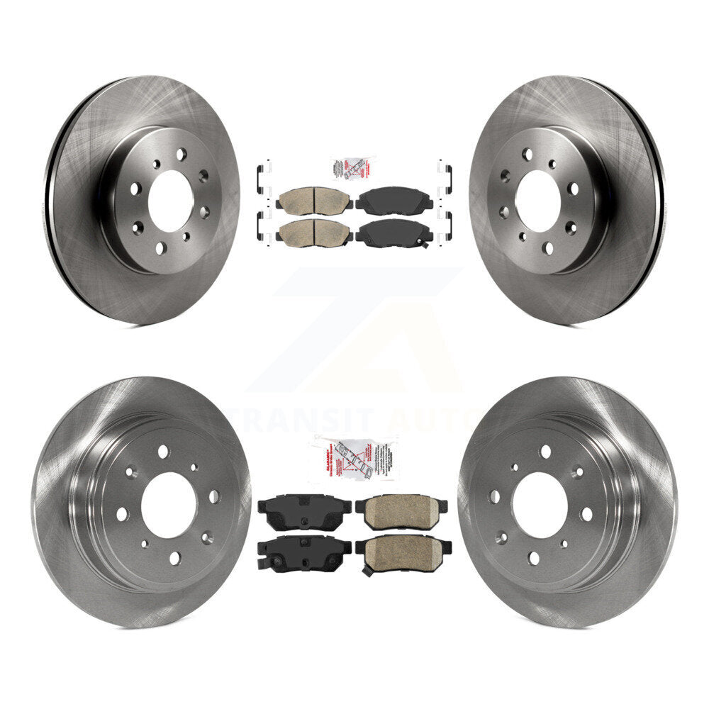Kit de plaquettes en céramique et de rotors de frein à disque avant et arrière, pour Honda Civic Acura EL