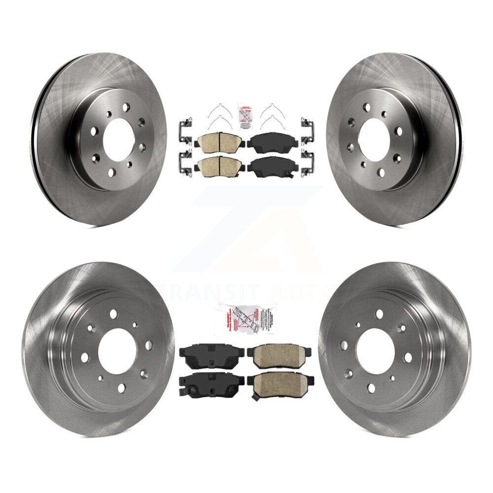 Kit de plaquettes en céramique et de disques de frein avant et arrière, pour Honda Civic del Sol