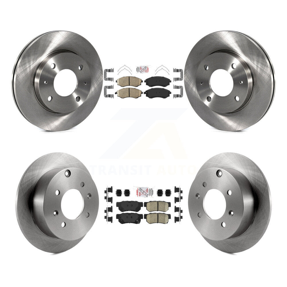 Kit de plaquettes en céramique et de rotors de frein avant et arrière, pour Hyundai Sonata Kia Optima Magenti