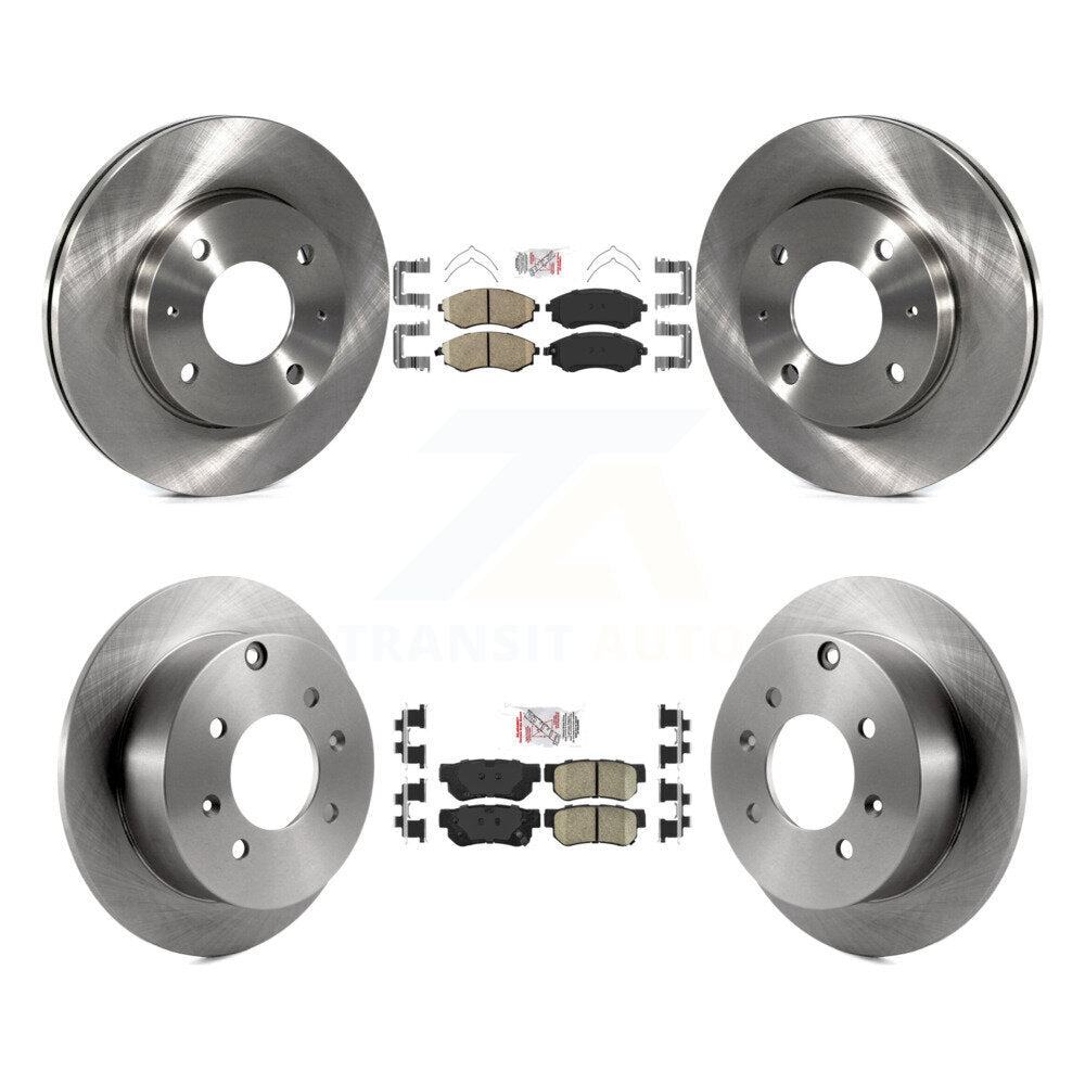 Kit de plaquettes en céramique et de rotors de frein avant et arrière, pour Hyundai Sonata Kia Optima Magenti