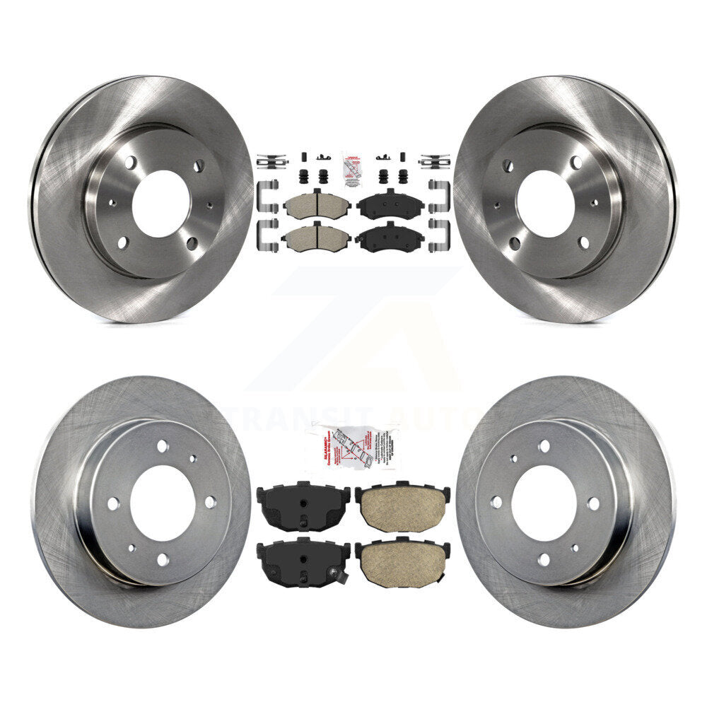 Kit de plaquettes de frein à disque et plaquettes en céramique semi-métalliques avant et arrière, pour Hyundai Elantr