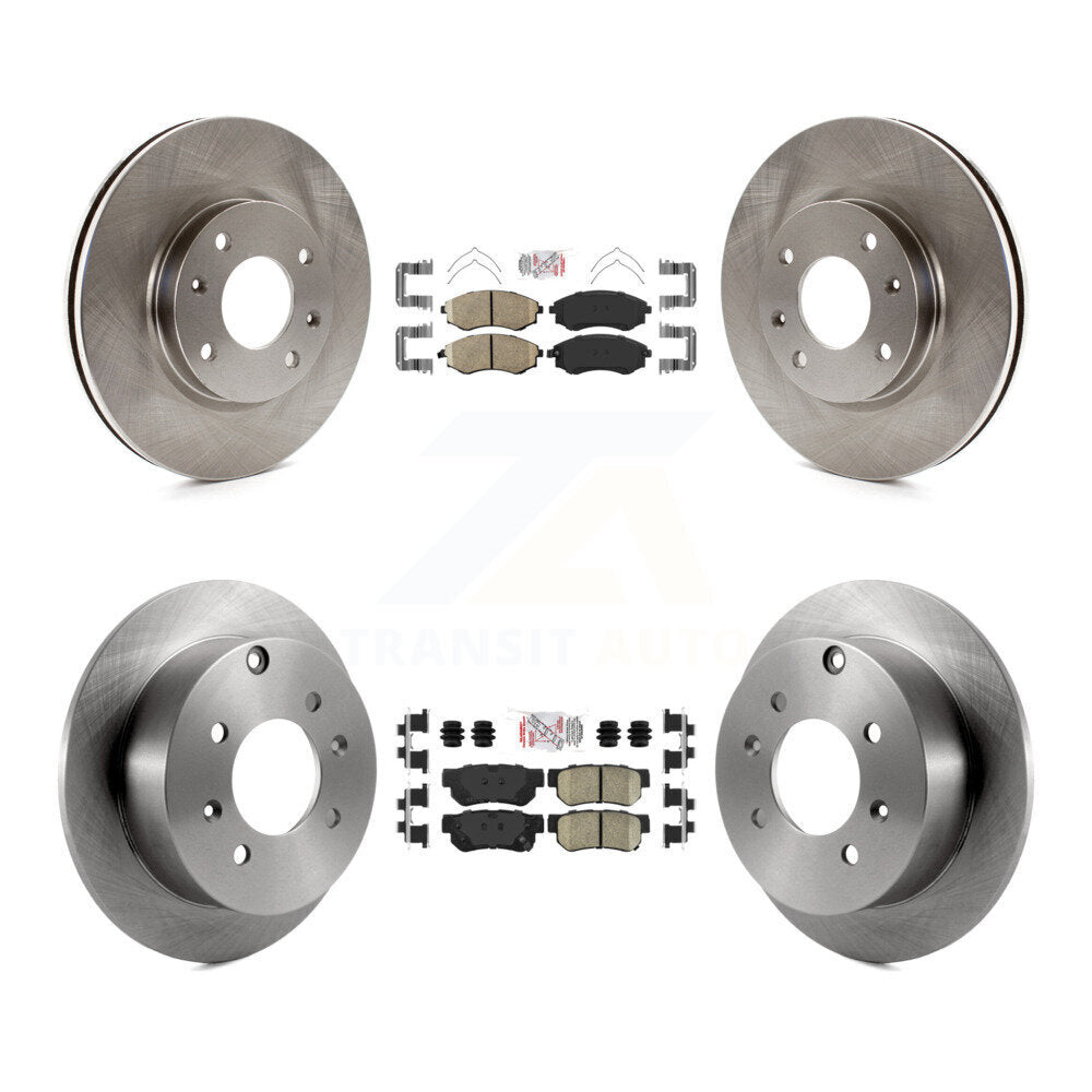 Kit de plaquettes en céramique et de rotors de frein avant et arrière, pour Hyundai Sonata Kia Optima Magenti