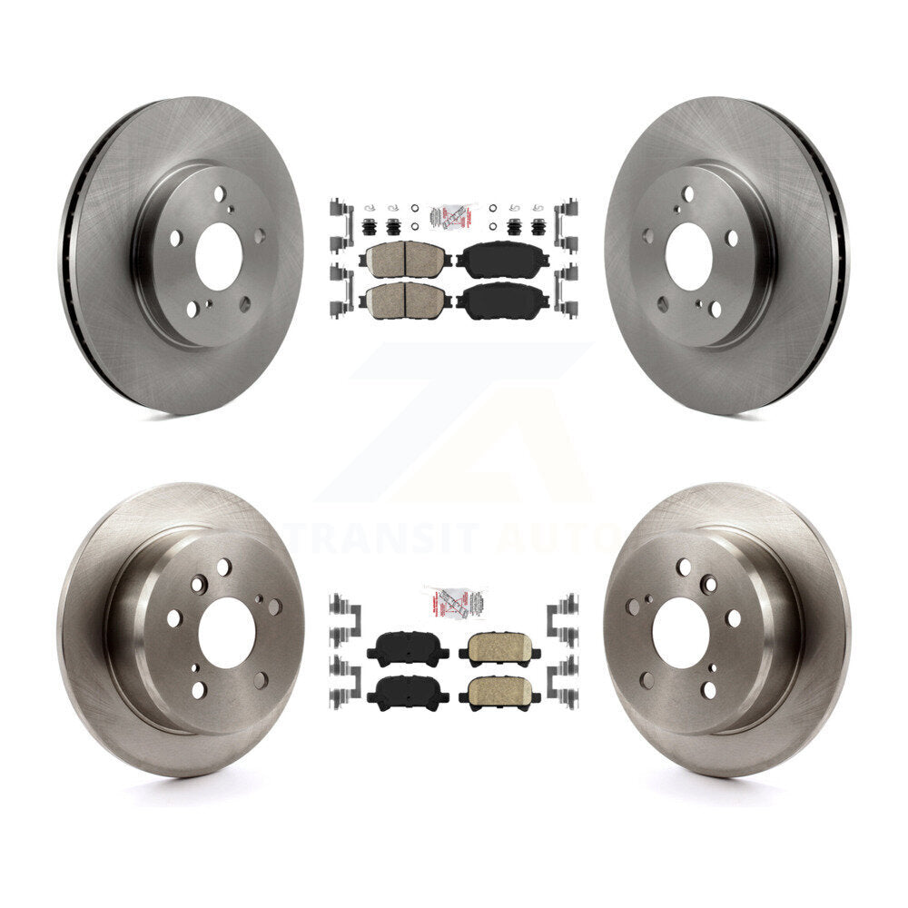 Kit de plaquettes en céramique et de rotors de frein à disque avant et arrière, pour Toyota Solara Avalon