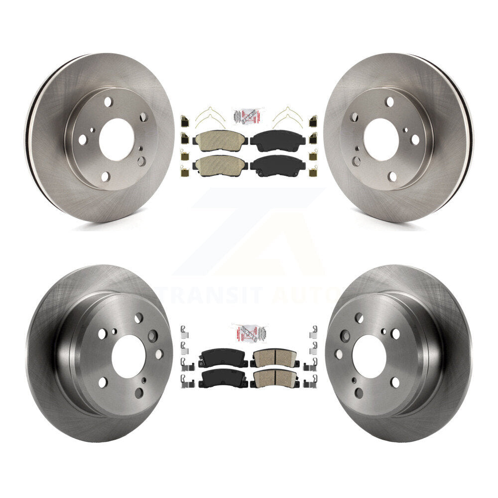 Kit de plaquettes en céramique et de rotors de frein à disque avant et arrière, pour Toyota Camry K8A-102050