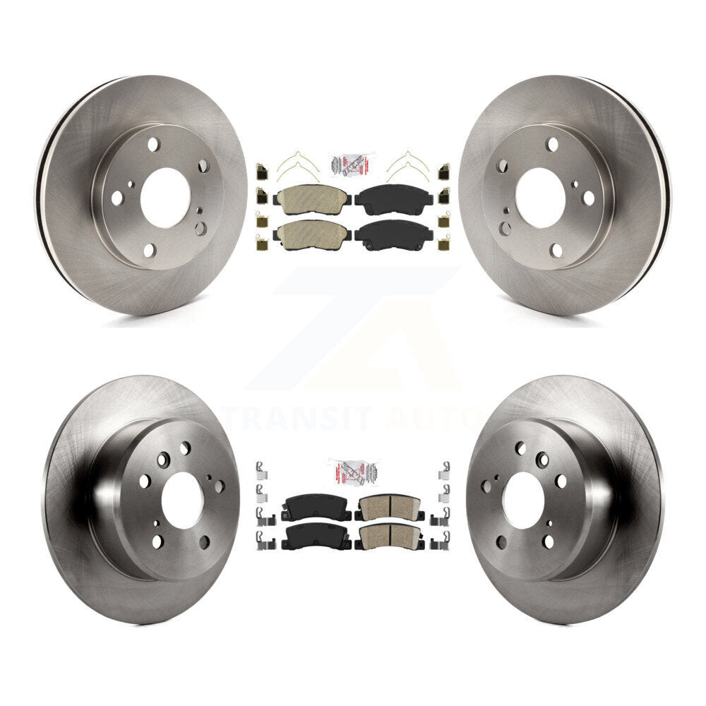 Kit de plaquettes en céramique et de rotors de frein à disque avant et arrière, pour Toyota Camry K8A-102051