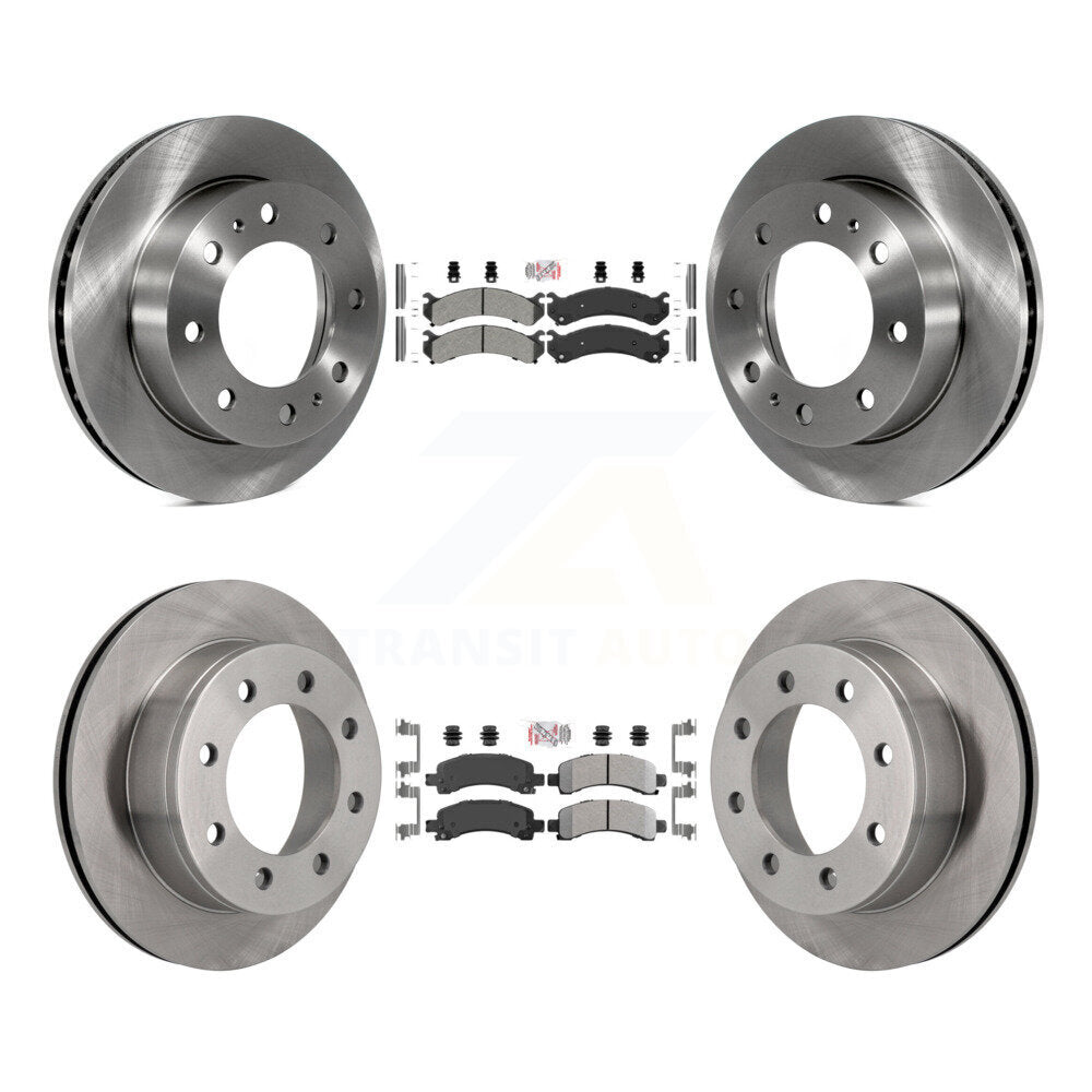 Kit de rotors de frein à disque à plaquettes semi-métalliques avant et arrière, pour GMC Savana 2500 Chevrole