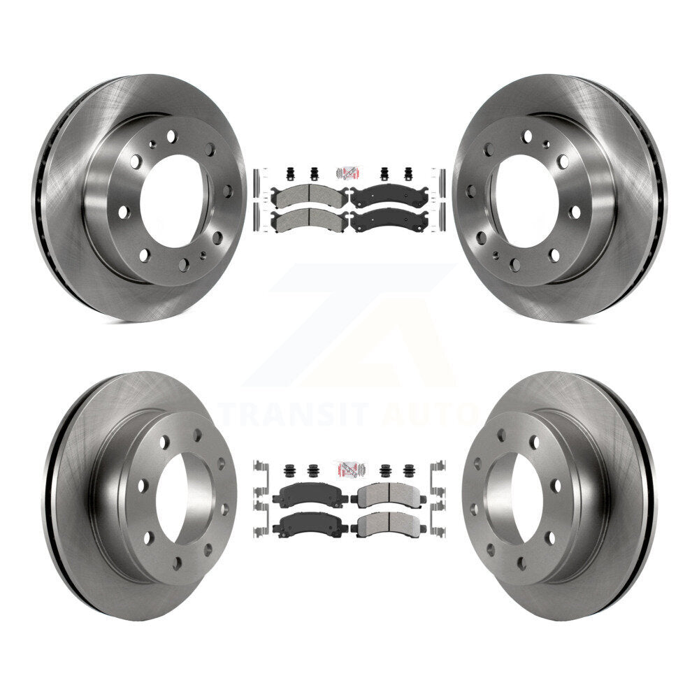 Kit de Rotor de frein à disque à plaquettes semi-métalliques avant et arrière, pour Chevrolet Express 2500 GM