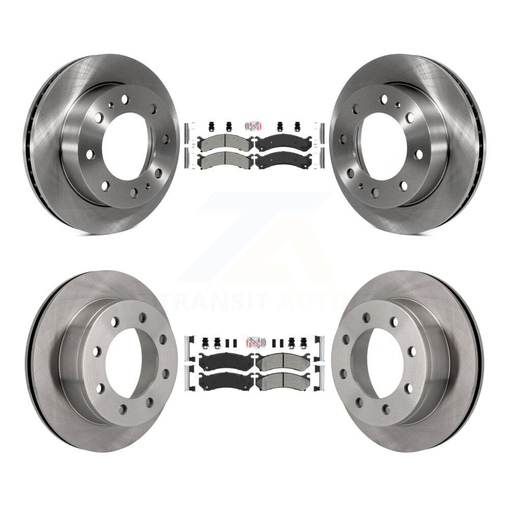 Kit de Rotor de frein à plaquettes semi-métalliques avant et arrière, pour Chevrolet GMC Sierra 2500 HD X
