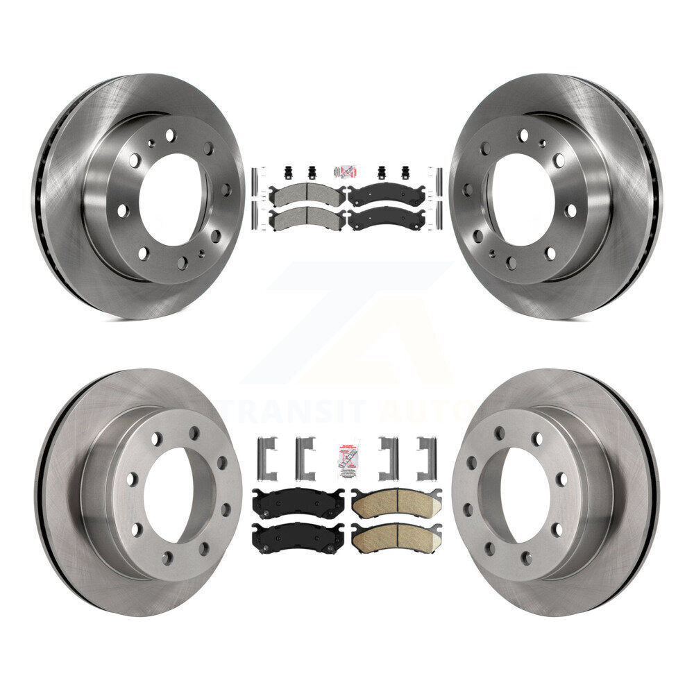 Kit de Rotor de frein à plaquettes en céramique, semi-métallique, avant et arrière, pour Chevrolet GMC Sierra H