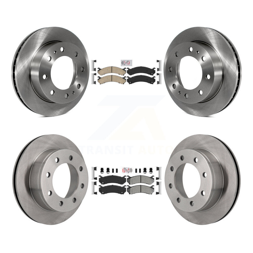 Kit de Rotor de frein à plaquettes semi-métalliques avant et arrière en céramique, pour Chevrolet GMC Sierra H