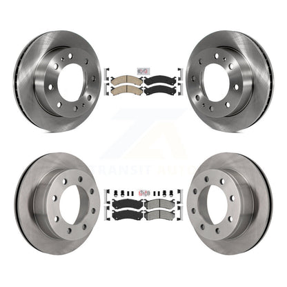 Kit de Rotor de frein à plaquettes semi-métalliques avant et arrière en céramique, pour Chevrolet GMC Sierra H