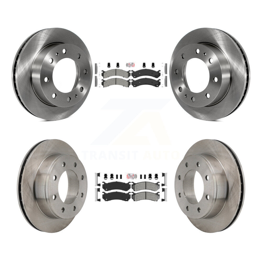 Kit de Rotor de frein à plaquettes semi-métalliques avant et arrière, pour Chevrolet GMC Sierra 2500 HD H