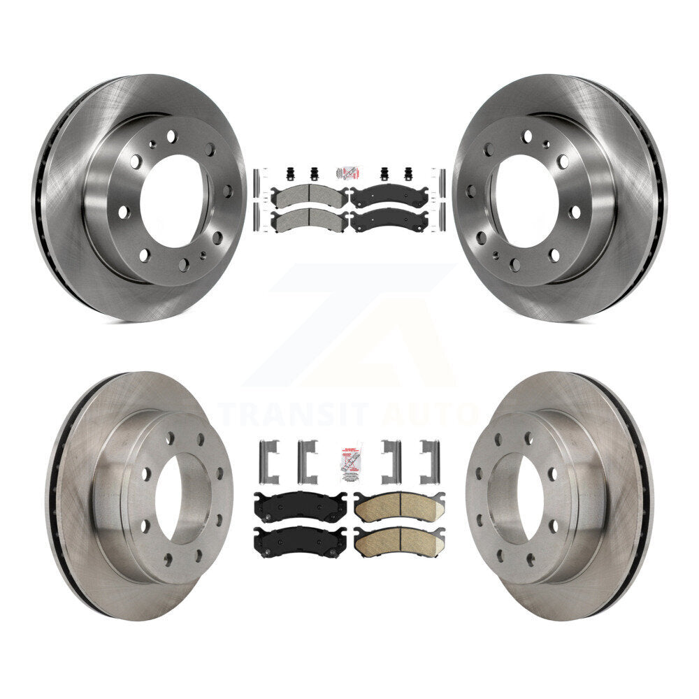 Kit de Rotor de frein à plaquettes en céramique, semi-métallique, avant et arrière, pour Chevrolet GMC Sierra H