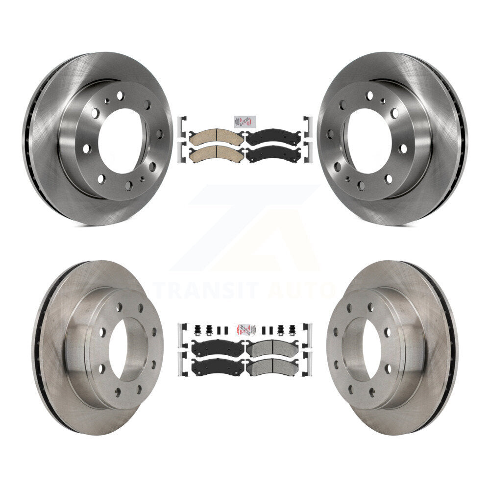 Kit de Rotor de frein à plaquettes semi-métalliques avant et arrière en céramique, pour Chevrolet GMC Sierra H