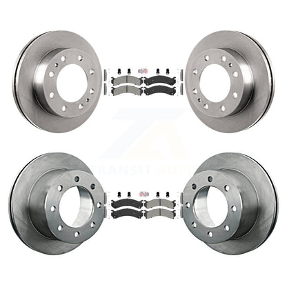 Kit de Rotor de frein à plaquettes semi-métalliques avant et arrière, pour Chevrolet GMC Silverado 3500 H