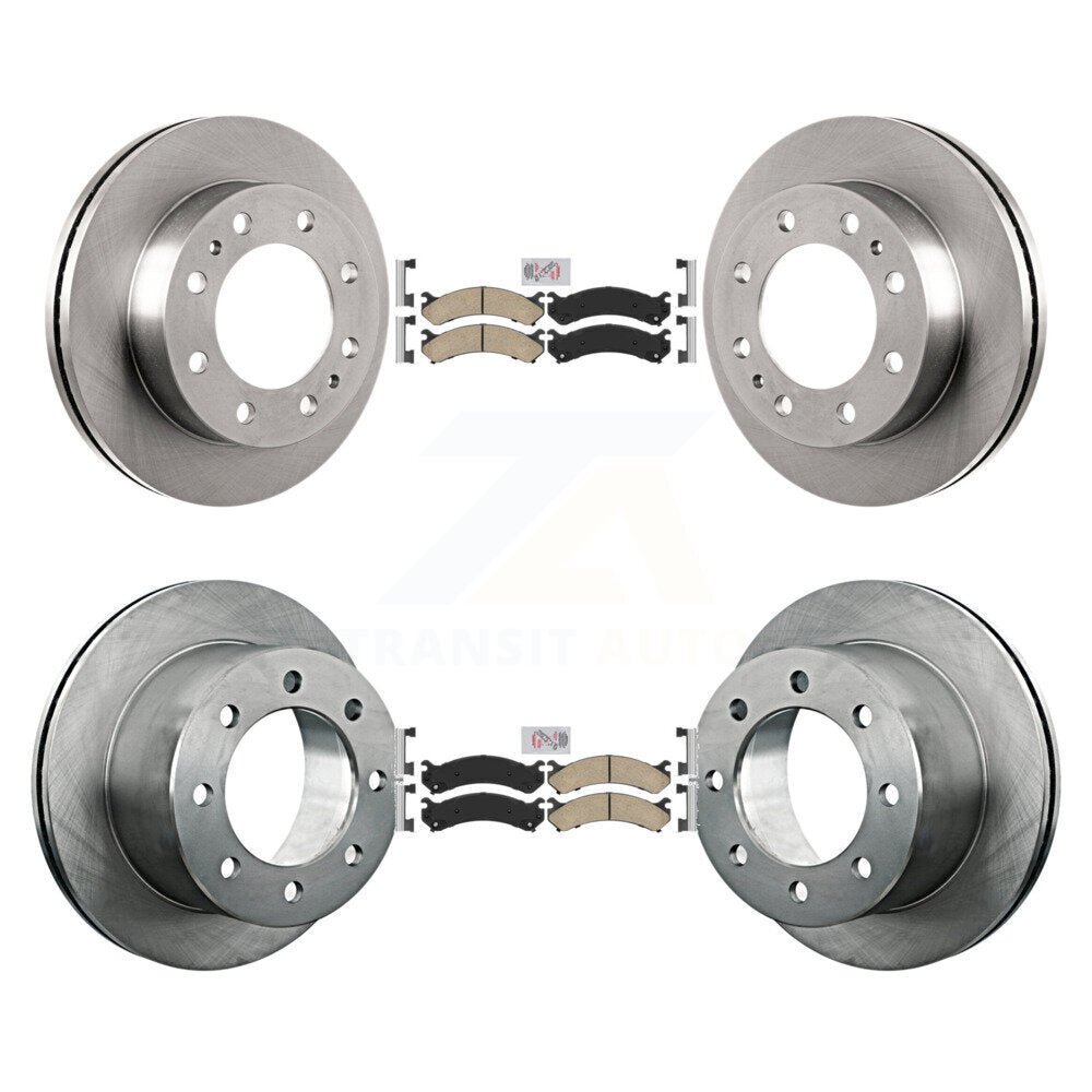 Kit de plaquettes en céramique et Rotor de frein avant et arrière, pour Chevrolet GMC Silverado 3500 Sierr