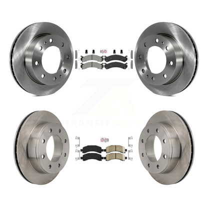 Kit de rotors de frein à plaquettes en céramique, semi-métalliques, avant et arrière, pour Chevrolet Express 250