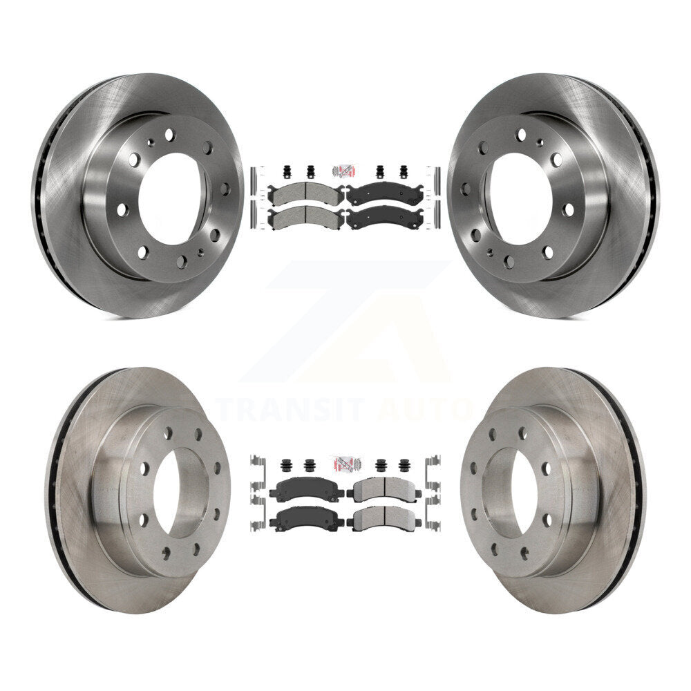 Kit de Rotor de frein à disque à plaquettes semi-métalliques avant et arrière, pour Chevrolet Express 2500 GM