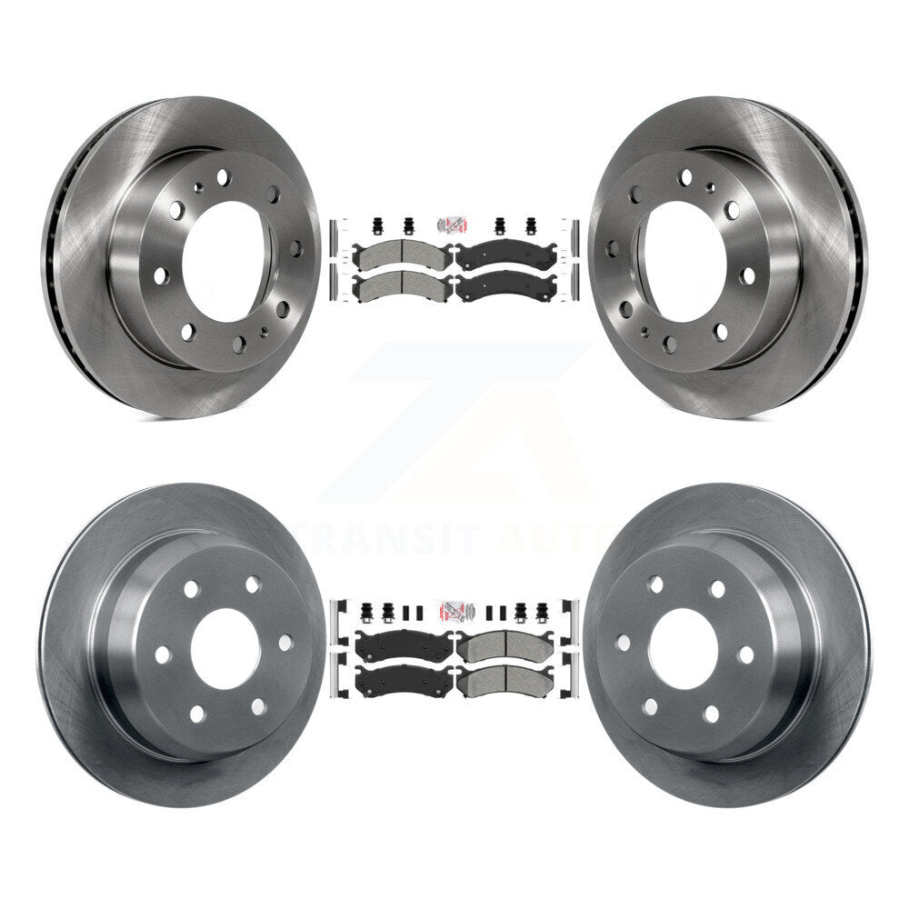 Kit de Rotor de frein à plaquettes semi-métalliques avant et arrière, pour Chevrolet Silverado 2500 HD GM