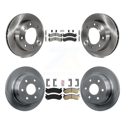 Kit de rotors de frein à plaquettes en céramique, semi-métalliques, avant et arrière, pour Chevrolet Silverado H