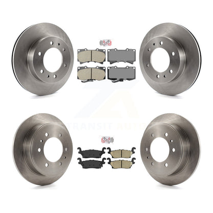 Kit de plaquettes en céramique et de rotors de frein à disque avant et arrière, pour Hummer H3 H3T K8A-102104